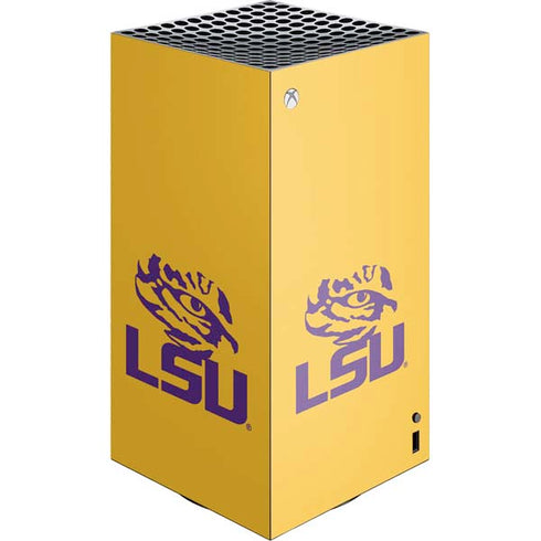 LSU Tiger Eye Logo Yellow Xbox Series X Skins