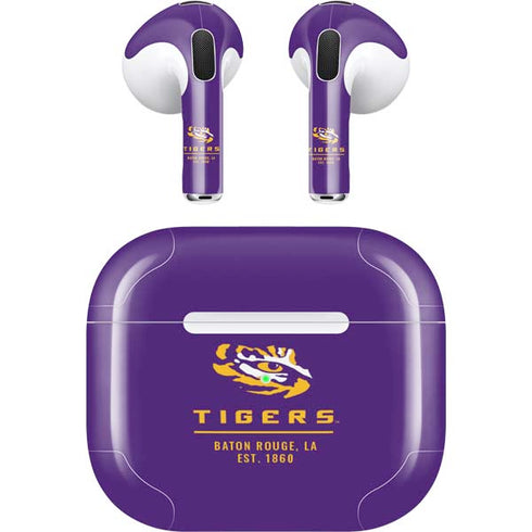 Louisiana State University - LSU Tigers Baton Rouge Apple AirPods (3rd Gen 2021) Skin