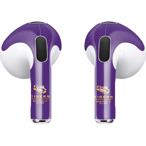Louisiana State University - LSU Tigers Baton Rouge Apple AirPods (3rd Gen 2021) Skin