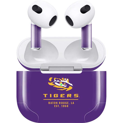 Louisiana State University - LSU Tigers Baton Rouge Apple AirPods (3rd Gen 2021) Skin