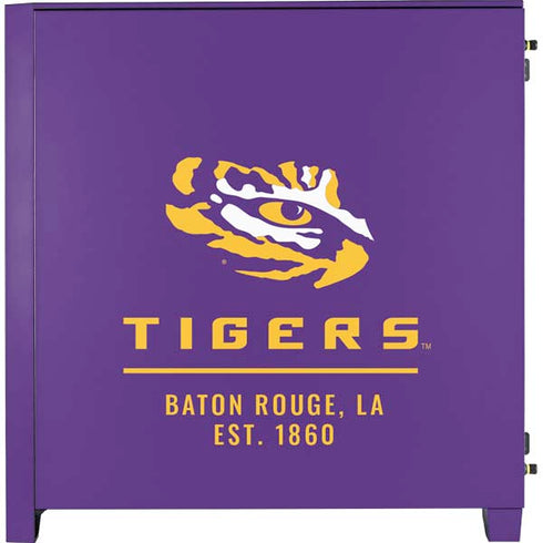 Louisiana State University - LSU Tigers Baton Rouge Corsair 4000D Tempered Glass Mid-Tower ATX Case Skin