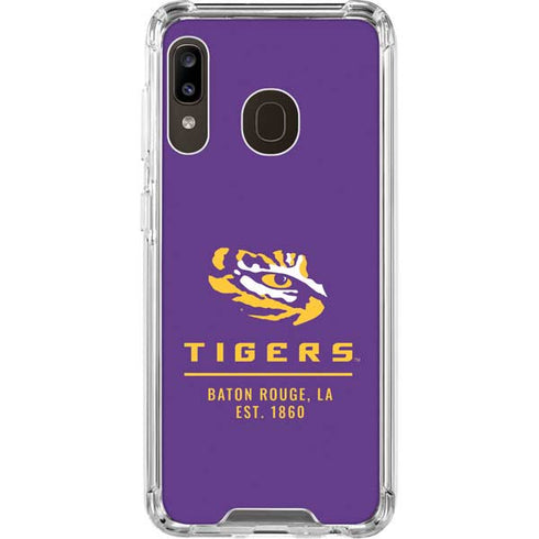 Louisiana State University - LSU Tigers Baton Rouge Galaxy A30 Clear Case