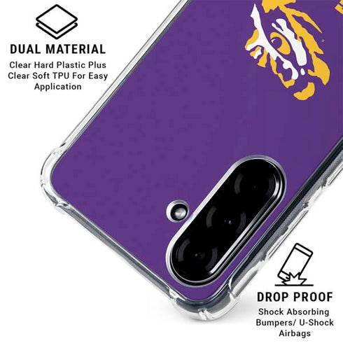 LSU Tigers Baton Rouge Galaxy A36 5G Clear Case