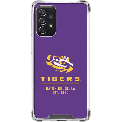 Louisiana State University - LSU Tigers Baton Rouge Galaxy A72 5G Clear Case