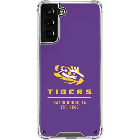 Louisiana State University - LSU Tigers Baton Rouge Galaxy S21 Plus 5G Clear Case
