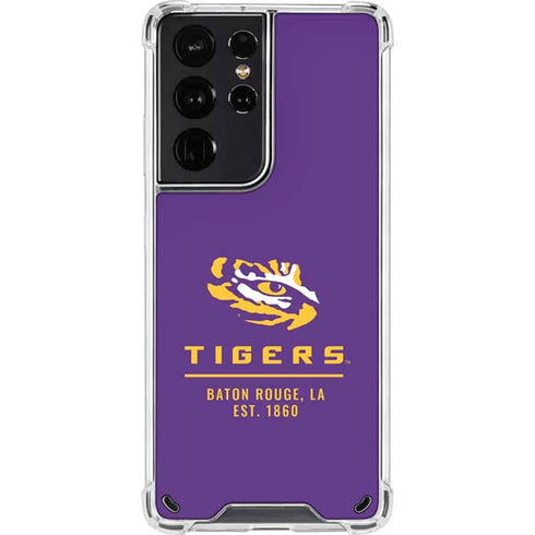 Louisiana State University - LSU Tigers Baton Rouge Galaxy S21 Ultra 5G Clear Case