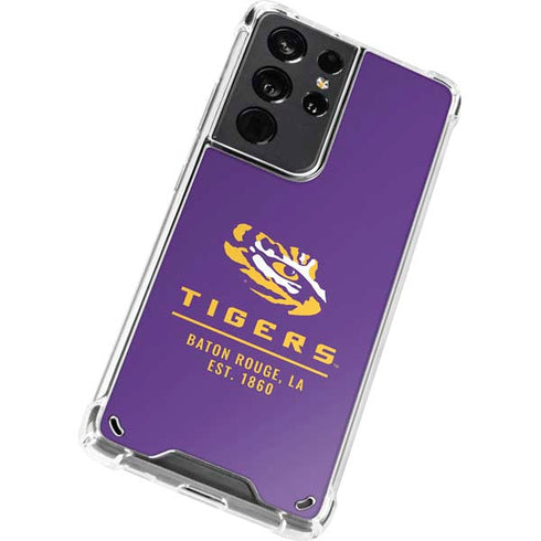 Louisiana State University - LSU Tigers Baton Rouge Galaxy S21 Ultra 5G Clear Case