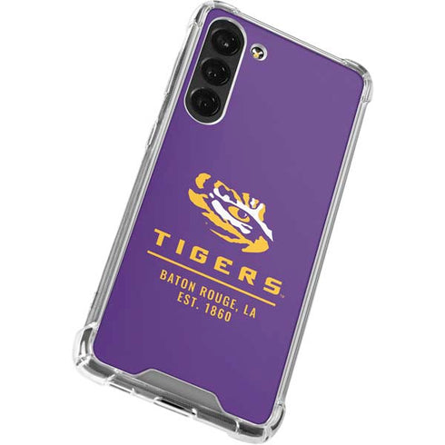 LSU Tigers Baton Rouge Galaxy S24 FE Clear Case