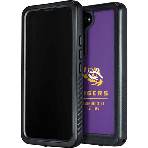 LSU Tigers Baton Rouge Galaxy S24 Waterproof Case
