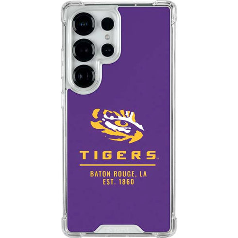 LSU Tigers Baton Rouge Galaxy S26 Ultra Clear Case