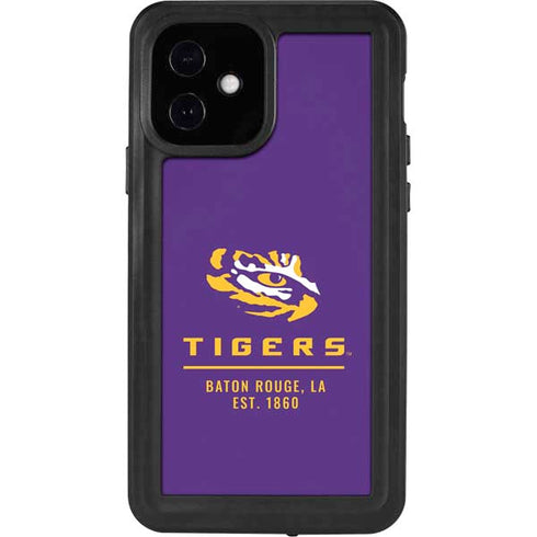 Louisiana State University - LSU Tigers Baton Rouge iPhone 12 Waterproof Case