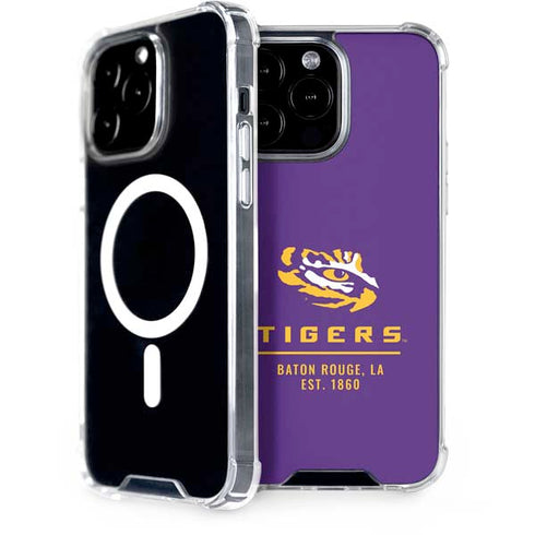 LSU Tigers Baton Rouge iPhone 14 Pro Max MagSafe Case
