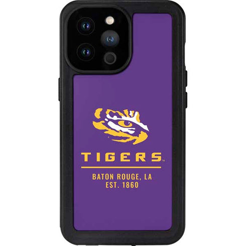Louisiana State University - LSU Tigers Baton Rouge iPhone 14 Pro Max Waterproof Case