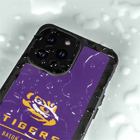 Louisiana State University - LSU Tigers Baton Rouge iPhone 14 Pro Max Waterproof Case