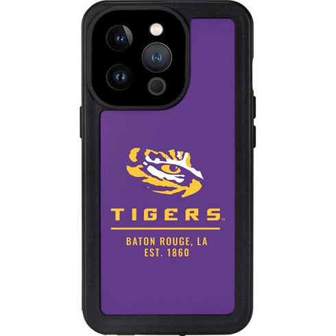 Louisiana State University - LSU Tigers Baton Rouge iPhone 14 Pro Waterproof Case