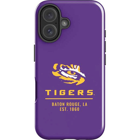 LSU Tigers Baton Rouge iPhone 16 Impact Case