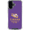 LSU Tigers Baton Rouge iPhone 16 Plus Clear Case