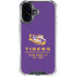 LSU Tigers Baton Rouge iPhone 16 Plus Clear Case