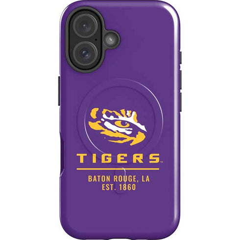 LSU Tigers Baton Rouge iPhone 16 Plus Magsafe Impact Case