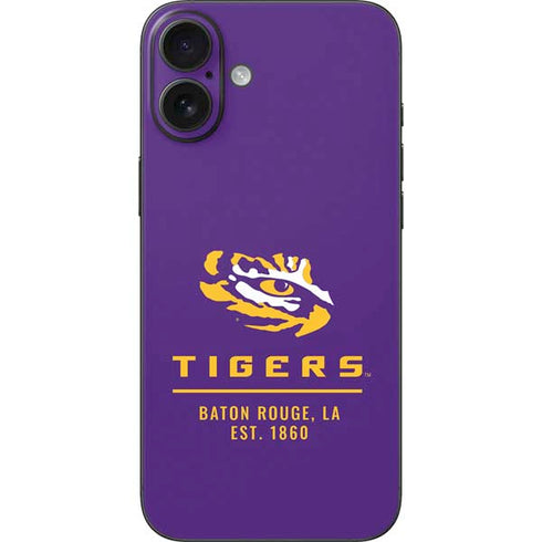 LSU Tigers Baton Rouge iPhone 16 Plus Skin