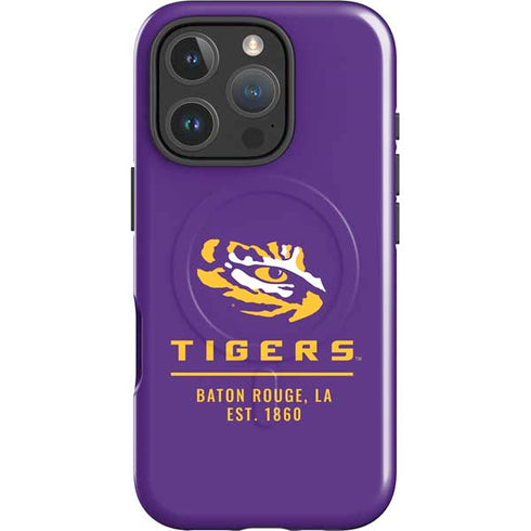 LSU Tigers Baton Rouge iPhone 16 Pro Magsafe Impact Case