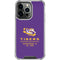 LSU Tigers Baton Rouge iPhone 16 Pro Max Clear Case