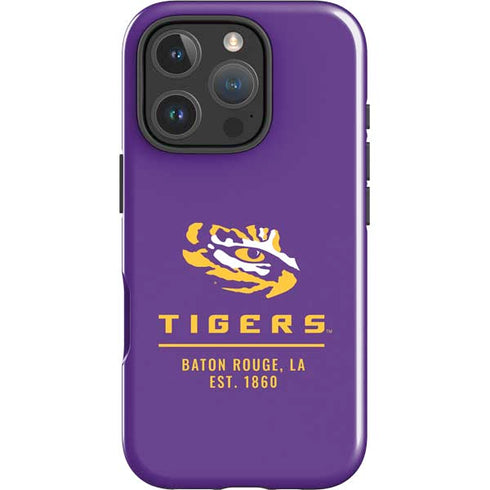 LSU Tigers Baton Rouge iPhone 16 Pro Max Impact Case