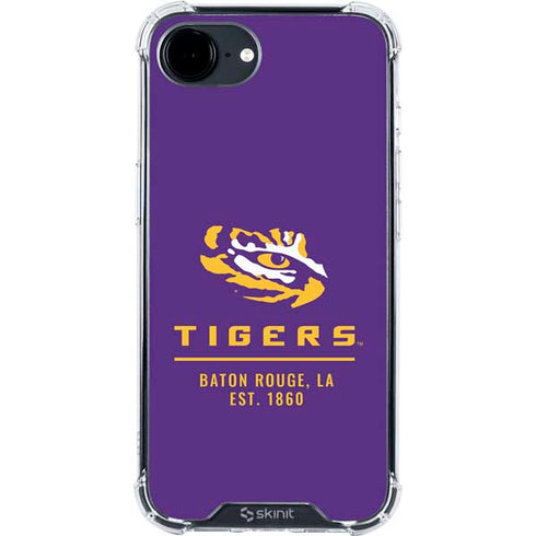 LSU Tigers Baton Rouge iPhone 16e Clear Case