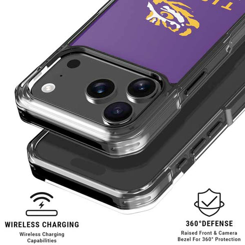 LSU Tigers Baton Rouge iPhone 18 Pro Clear Case