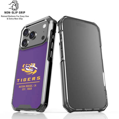 LSU Tigers Baton Rouge iPhone 18 Pro Clear Case