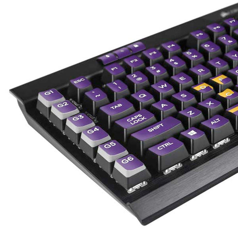 Louisiana State University - LSU Tigers Baton Rouge K95 RGB PLATINUM Mechanical Gaming Keyboard Skin