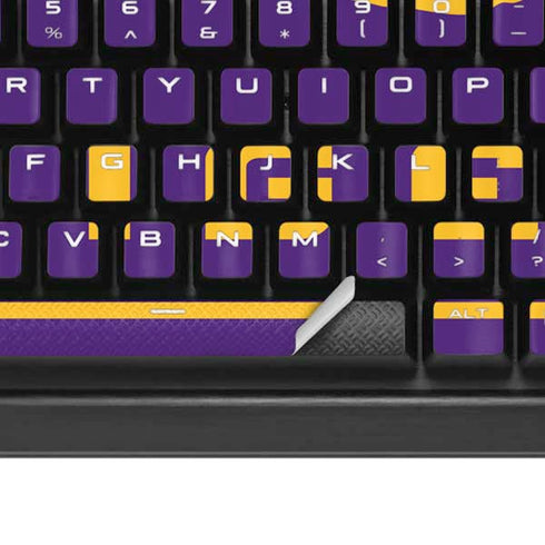 Louisiana State University - LSU Tigers Baton Rouge K95 RGB PLATINUM Mechanical Gaming Keyboard Skin