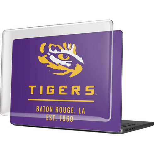 LSU Tigers Baton Rouge MacBook Pro 14in (2021-24) Case plus Skin