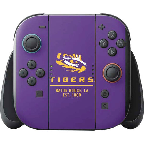 LSU Tigers Baton Rouge Nintendo Switch 2 (2025) with Joy-Con Skin