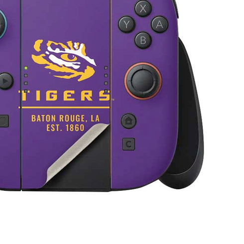 LSU Tigers Baton Rouge Nintendo Switch 2 (2025) Joy-Con Controller Skin