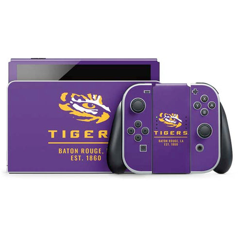 Louisiana State University - LSU Tigers Baton Rouge Nintendo Switch OLED (2021) Skin