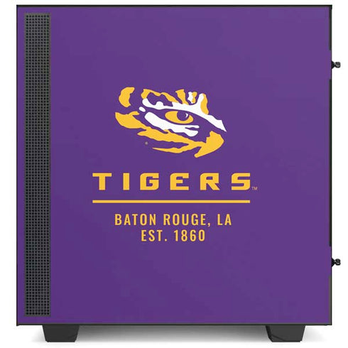 Louisiana State University - LSU Tigers Baton Rouge NZXT H510 Compact ATX Mid-Tower Case Skin