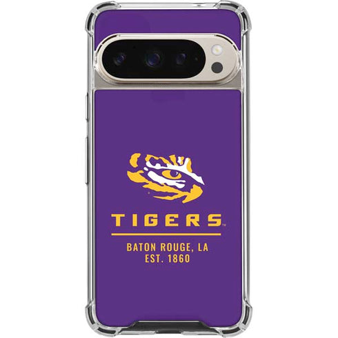 LSU Tigers Baton Rouge Pixel 9/9 Pro Clear Case