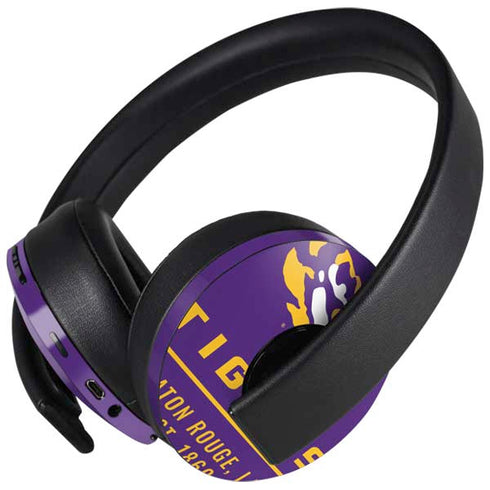 Louisiana State University - LSU Tigers Baton Rouge PlayStation 4 Gold Wireless Headset Skin