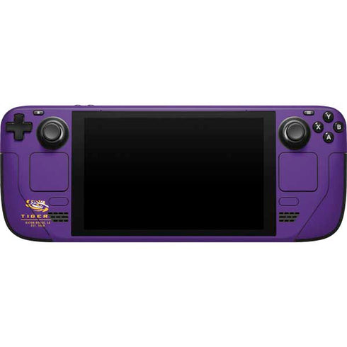 Louisiana State University - LSU Tigers Baton Rouge Steam Deck Handheld Gaming Computer Skin