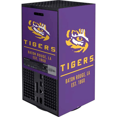 LSU Tigers Baton Rouge XBox Series X Digital Edition Bundle Skin