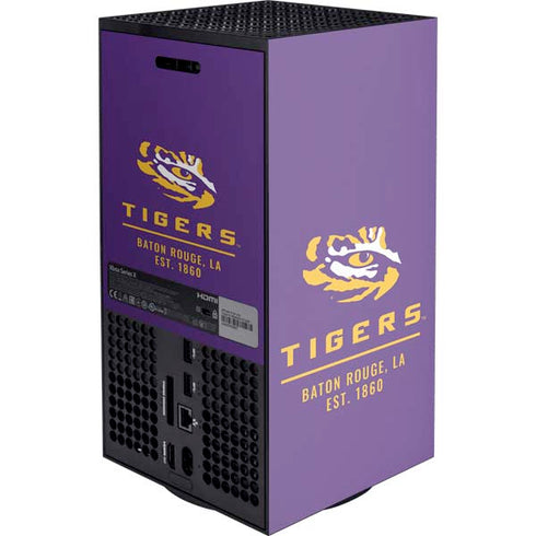 LSU Tigers Baton Rouge XBox Series X Digital Edition Console Skin