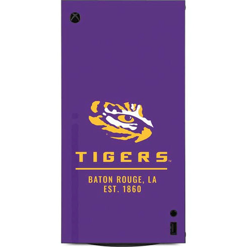 LSU Tigers Baton Rouge XBox Series X Digital Edition Console Skin