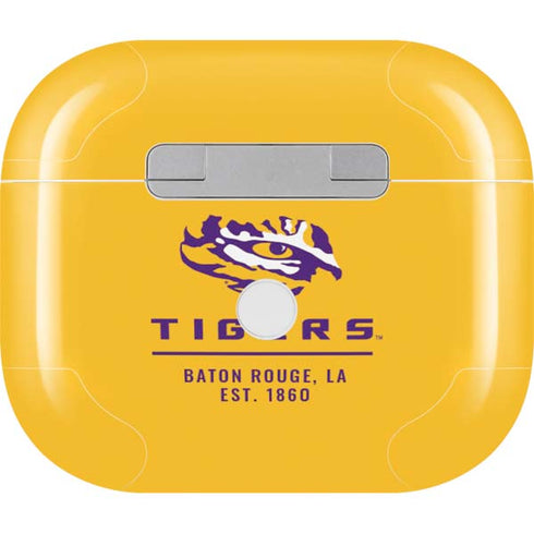 Louisiana State University - LSU Tigers Baton Rouge Yellow Apple AirPods (3rd Gen 2021) Skin