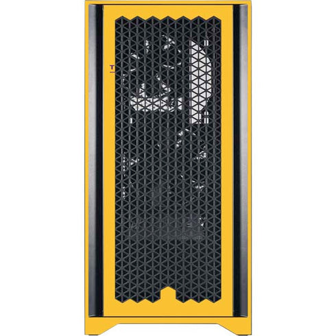 Louisiana State University - LSU Tigers Baton Rouge Yellow Corsair 4000D Tempered Glass Mid-Tower ATX Case Skin