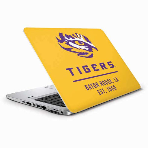 LSU Tigers Baton Rouge Yellow HP Elitebook Skin