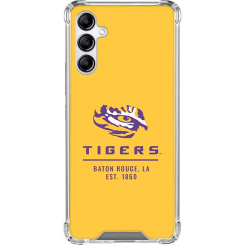 LSU Tigers Baton Rouge Yellow Gabb Phone 4 Clear Case