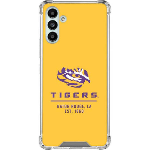 Louisiana State University - LSU Tigers Baton Rouge Yellow Galaxy A13 5G Clear Case
