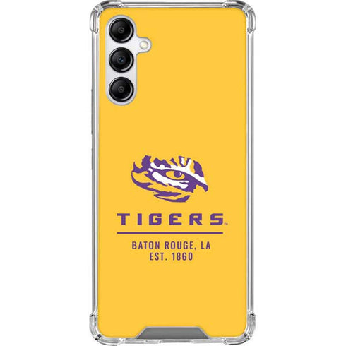 Louisiana State University - LSU Tigers Baton Rouge Yellow Galaxy A14 5G Clear Case