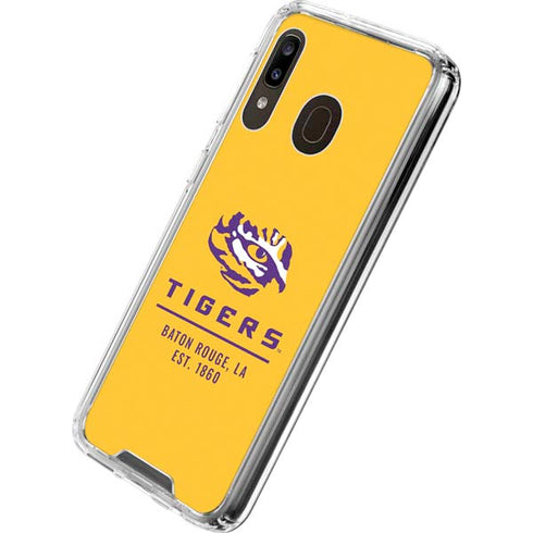 Louisiana State University - LSU Tigers Baton Rouge Yellow Galaxy A30 Clear Case